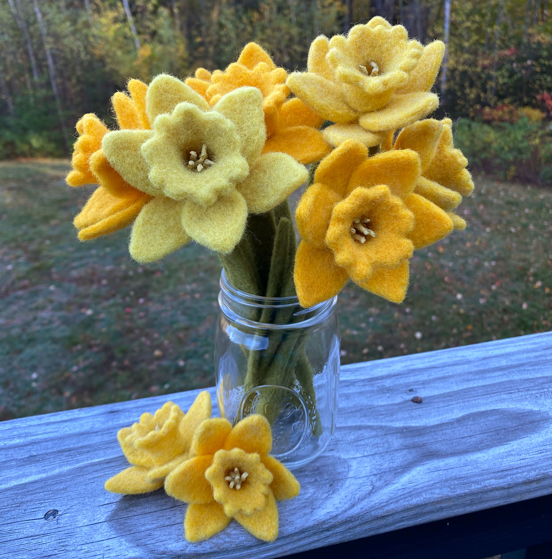 Tif Farmakis-Day Needle Felted Daffodils